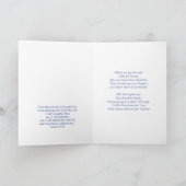 Christliche Ermutigungsruderkarte Karte (Innenseite)