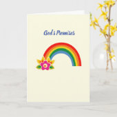 Christliche Ermutigungsruderkarte Karte (Gelbe Blume)