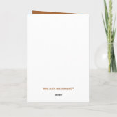 Christliche Erntedank-Karten Feiertagskarte (Rückseite)