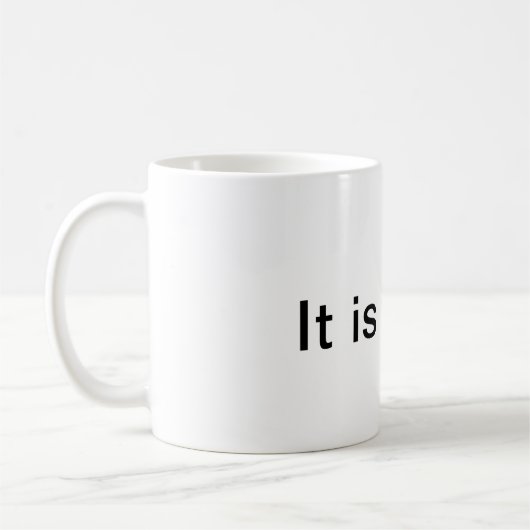 Christliche "Es ist wahr" Kaffeetasse (Links)