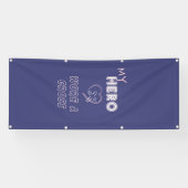 Christliche Fahnen Jesus mein Held trugen ein Banner (Horizontal)