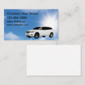 Christliche Fahrkarte Visitenkarte (Vorne/Hinten)