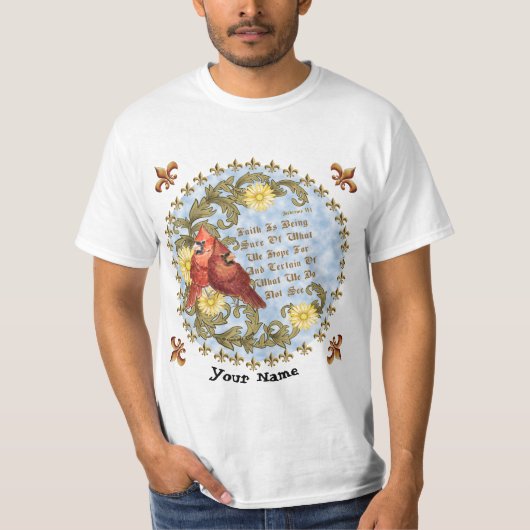 Christliche Faith-Kardinal T-Shirt (Vorderseite)