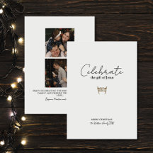 Christliche Familie Elegante Religiöse Weihnachtsf