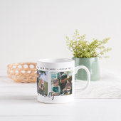 Christliche Familienfoto-Collage-Geschenk Joshua 2 Kaffeetasse
