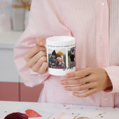 Christliche Familienfoto-Collage-Geschenk Joshua 2 Kaffeetasse