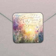 Christliche farbenfrohe Wildblumen Wasserfarben Ve