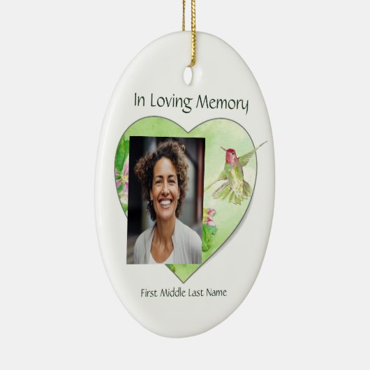 Christliche Feier des Lebensgefühls Hummingbird Keramik Ornament (Rechts)