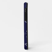 Christliche Fisch-Symbole auf blauem Hintergrund Case-Mate iPhone Hülle (Hinten/Links)