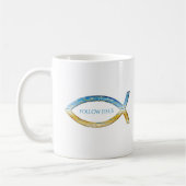 Christliche Fische | Jesus folgen Kaffeetasse (Links)