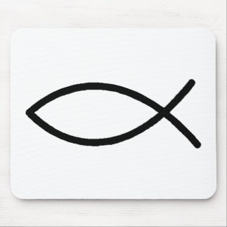 Christliche Fische Mousepad