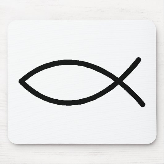 Christliche Fische Mousepad (Vorne)
