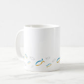 Christliche Fische - Tasse (Vorderseite Links)