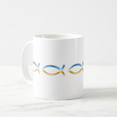 Christliche Fische - Tasse (Vorderseite Links)