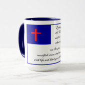 Christliche Fischerei und Verpflichtung zur Christ Tasse (Vorderseite Links)