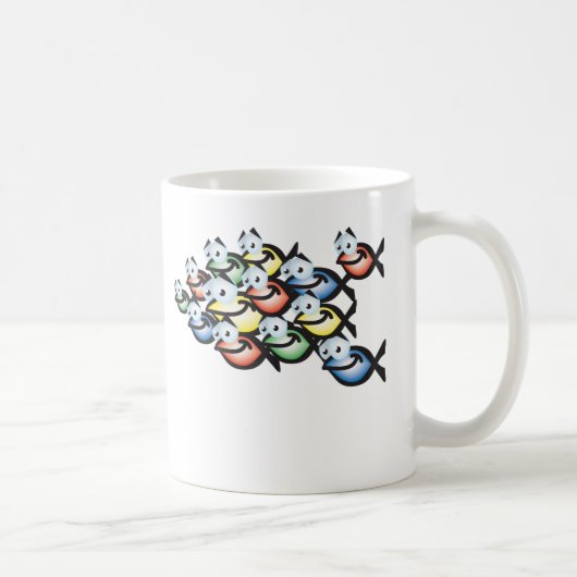 christliche Fischform Kaffeetasse (Rechts)