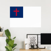 Christliche Flag Print Value Poster Paper Match (Heimbüro)