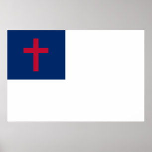 Christliche Flag Print Value Poster Paper Match