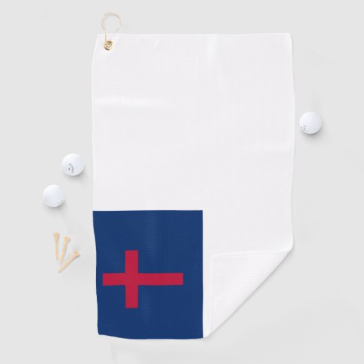 Christliche Flagge Golf Handtuch (Insitu)