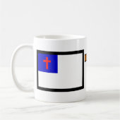 Christliche Flagge Kaffeetasse (Links)