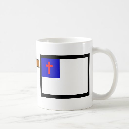 Christliche Flagge Kaffeetasse (Rechts)