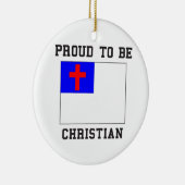 Christliche Flagge Keramik Ornament (Rechts)
