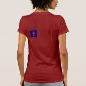 Christliche Flagge T-Shirt (Rückseite)