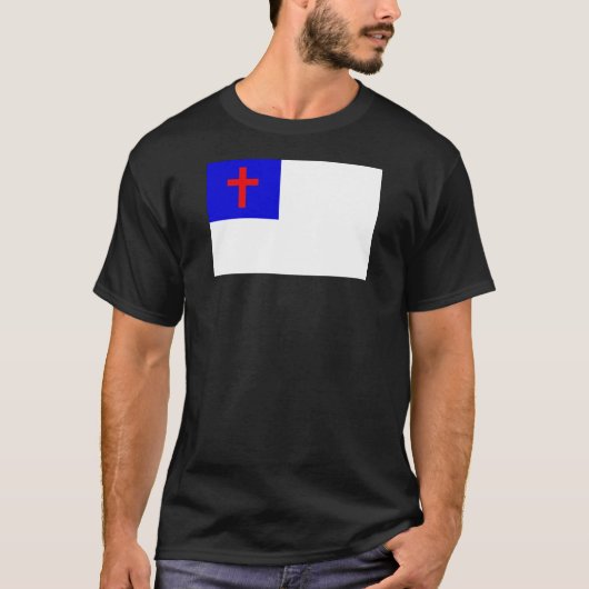 Christliche Flagge T-Shirt (Vorderseite)