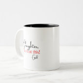 Christliche Förderung Zweifarbige Tasse (Vorderseite Links)