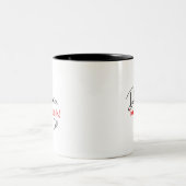 Christliche Förderung Zweifarbige Tasse (Mittel)