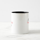 Christliche Förderung Zweifarbige Tasse (Mittel)