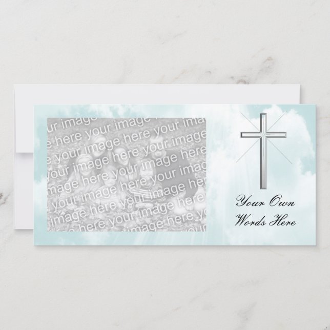 Christliche Fotokarte (Vorderseite)