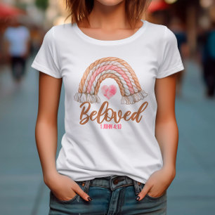 Christliche Frau Geliebt mit Bibelzitat vintage T-Shirt