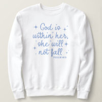 Christliche Frauen Glauben Bibel Zitat Sweatshirt