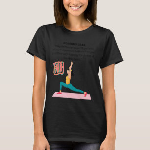 Christliche Frauen Mädchen Yoga Fitness Workout Gy T-Shirt