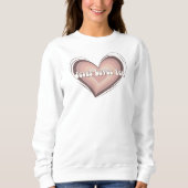 Christliche Frauen Sweatshirt Retro Jesus Graphic (Vorderseite)