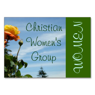 Christliche Frauengruppe Club Tischkarten Frauen Tischnummer