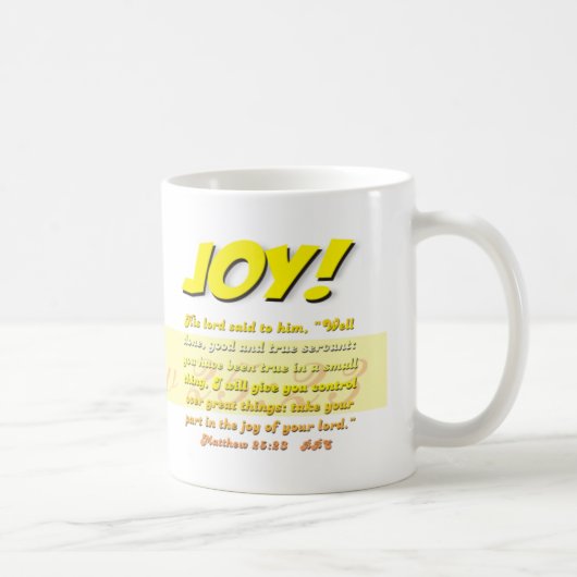 Christliche Freude Kaffeetasse (Rechts)