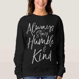 Christliche Freundlichkeit Geschenk für Frauen imm Sweatshirt