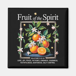 Christliche Frucht der Srit Vintage-Frucht Orange  Magnet