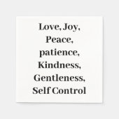 Christliche Frucht Serviette (Vorderseite)