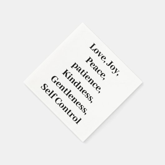 Christliche Frucht Serviette (Ecke)