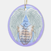 Christliche Früchte Keramikornament (Links)