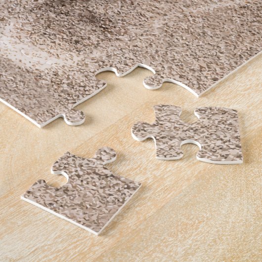 Christliche Fußspuren im Sand Puzzle (Seite)