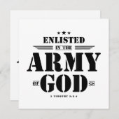 Christliche Gaben religiöser Bibelbibliotheken G Einladung (Vorne/Hinten)