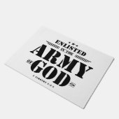 Christliche Gaben religiöser Bibelbibliotheken G Fußmatte (Schrägansicht)