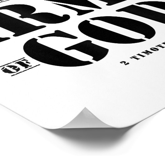 Christliche Gaben religiöser Bibelbibliotheken G Poster (Ecke)