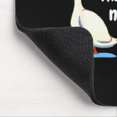 Christliche Gans Entschuldigung Ich bin spät dran Mousepad (Ecke)