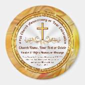 Christliche Gastgeschenke für Erwachsene, Kirchenm Magnet (Vorne)