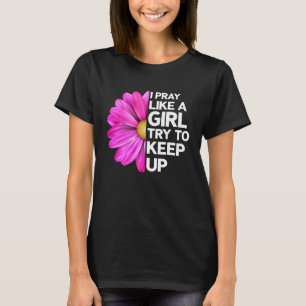 Christliche Gebet-Blume Jesus Gotteskirche Gläubig T-Shirt